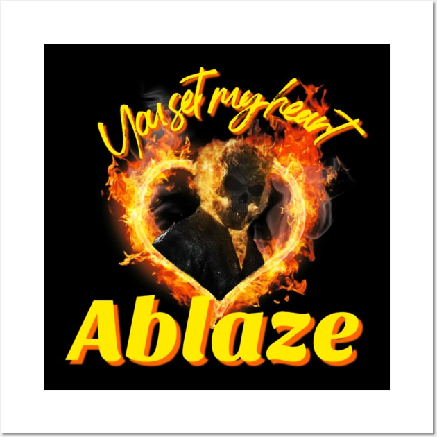 Johnny Blaze Wall Art by sparklyfuzzbox@gmail.com